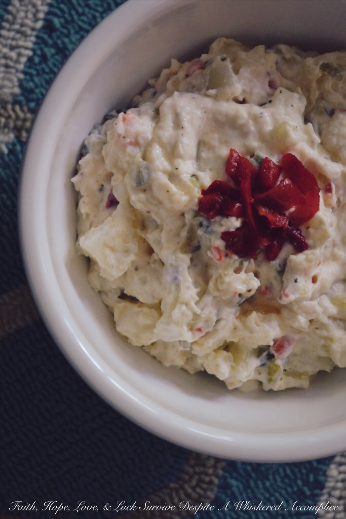 Last-Minute Potato Salad | Faith, Hope, Love, and Luck Survive Despite a Whiskered Accomplice