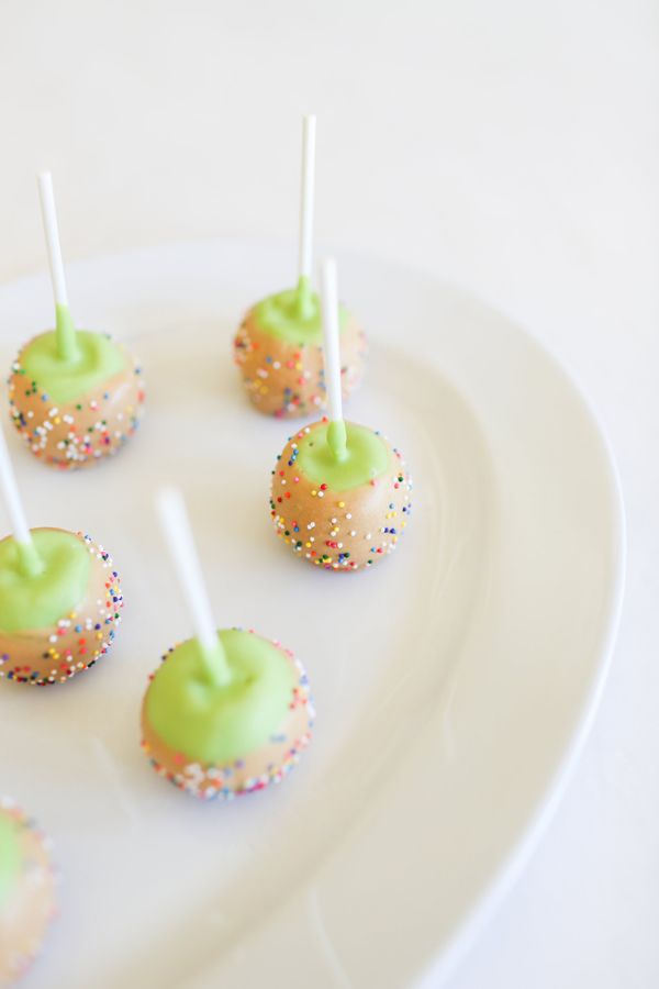 Caramel Apple Cake Pops | Faith, Hope, Love, and Luck Survive Despite a Whiskered Accomplice