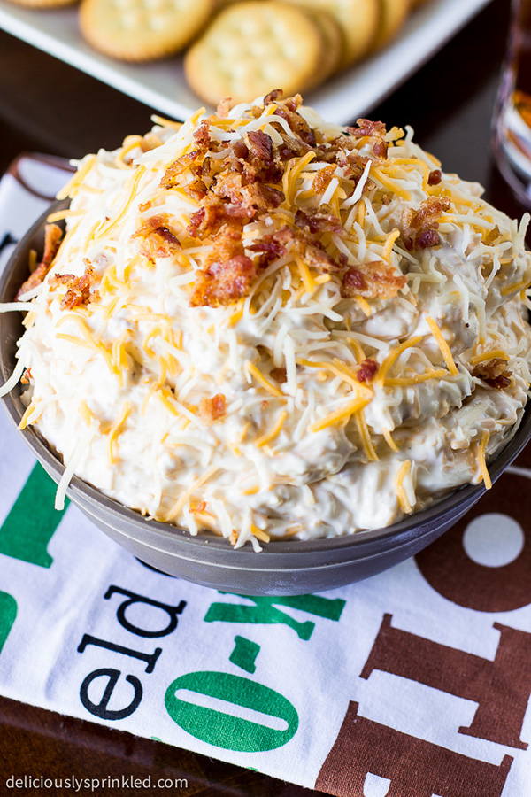 Cheesy Bacon Ranch Dip | Faith, Hope, Love, and Luck Survive Despite a Whiskered Accomplice