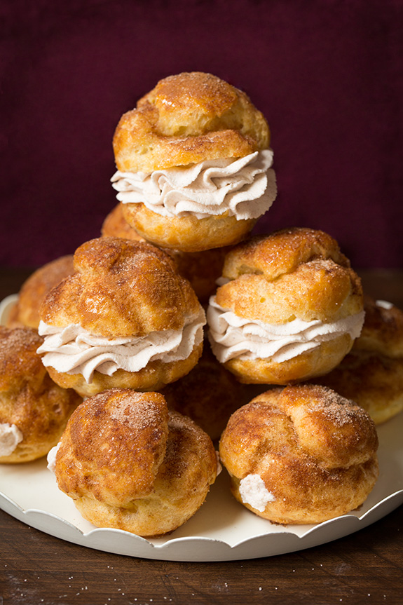 Churro Cream Puffs | Faith, Hope, Love, and Luck Survive Despite a Whiskered Accomplice