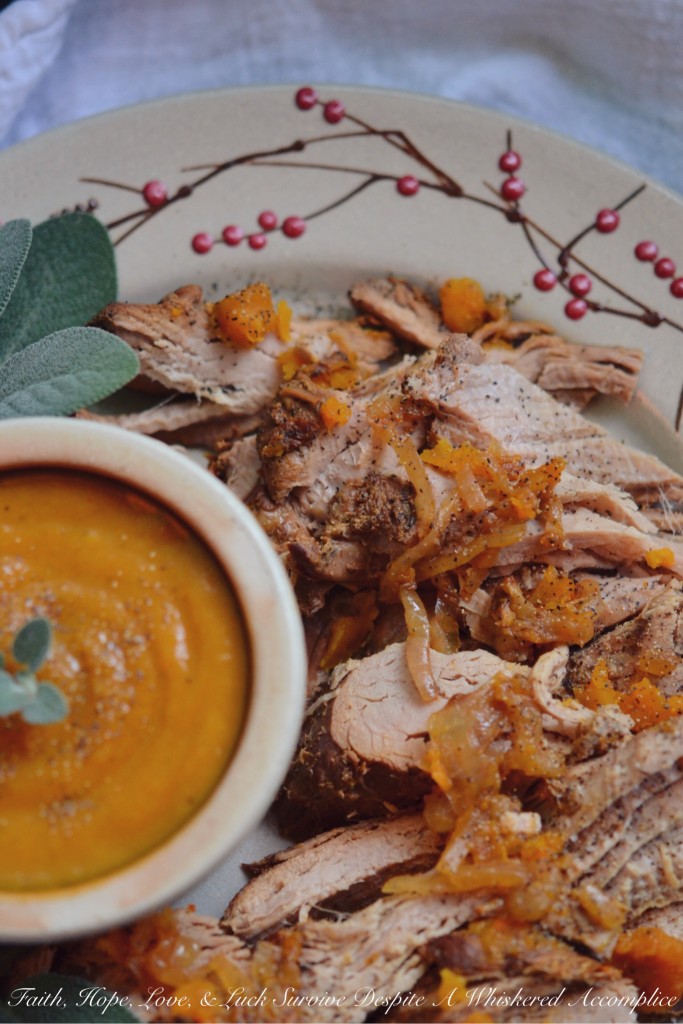 Fall Pork and Butternut Squash Double Crockpot Meal - This fall crockpot recipe is dual-purpose, in that you get two meals for your “effort” in the kitchen. A creamy butternut squash soup and tender shredded pork tenderloins that you can serve with mashed potatoes, rice, noodles, or even use to make sandwiches. You can even add a little bit of cream to some of the soup to make a flavorful gravy to drizzle the pork tenderloins with.