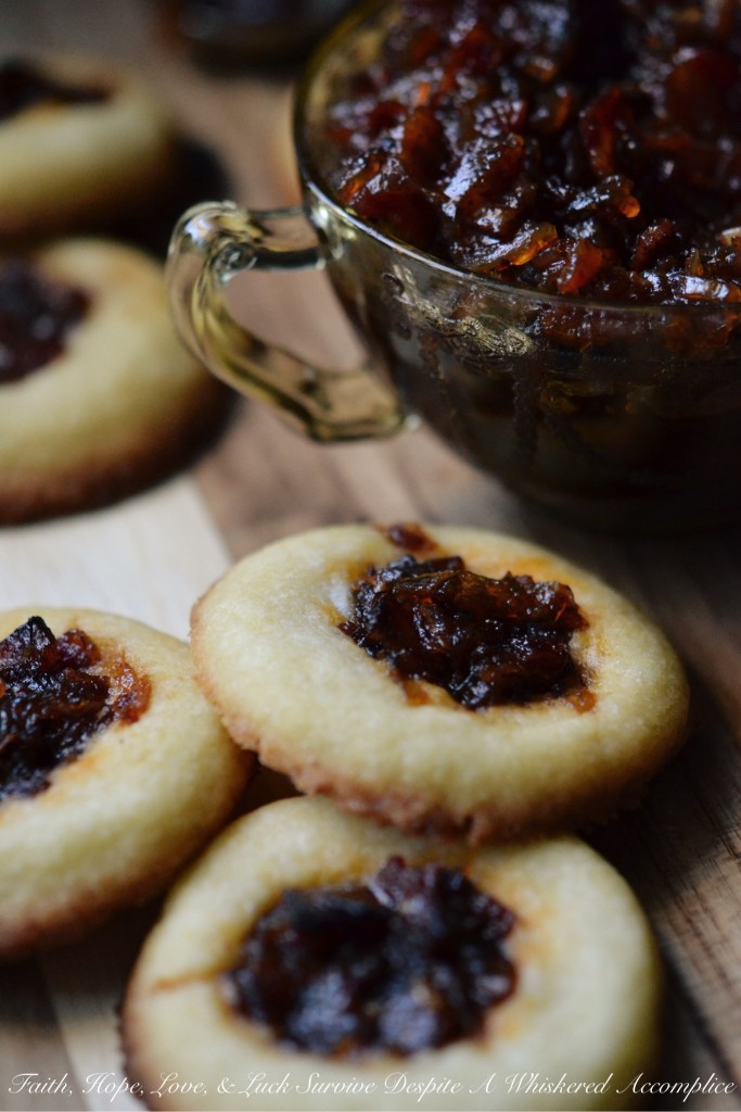 Bacon Jam-Filled Cookies | Faith, Hope, Love, and Luck Survive Despite a Whiskered Accomplice