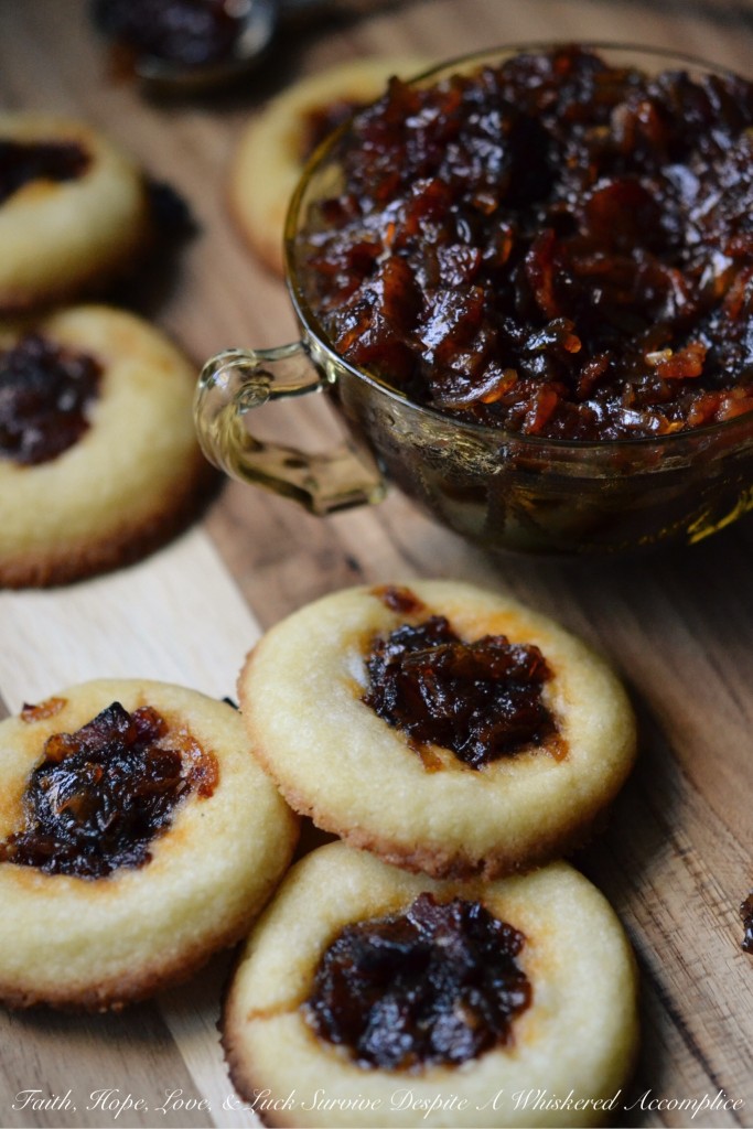Bacon Jam-Filled Cookies | Faith, Hope, Love, and Luck Survive Despite a Whiskered Accomplice