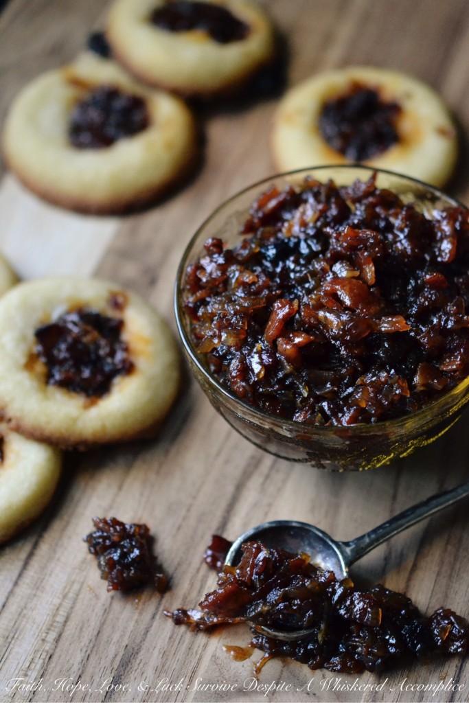 Bacon Jam-Filled Cookies | Faith, Hope, Love, and Luck Survive Despite a Whiskered Accomplice