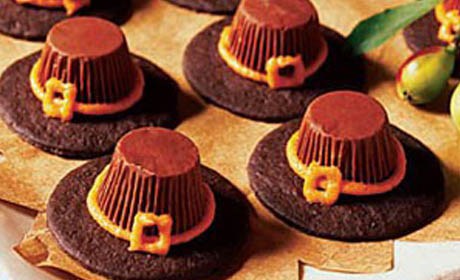 Pilgrim Hat Cookies | Faith, Hope, Love, and Luck Survive Despite a Whiskered Accomplice