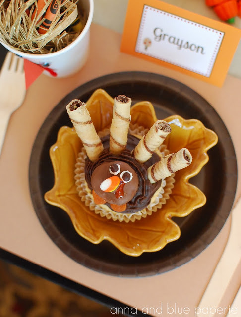 Turkey Cupcakes | Faith, Hope, Love, and Luck Survive Despite a Whiskered Accomplice