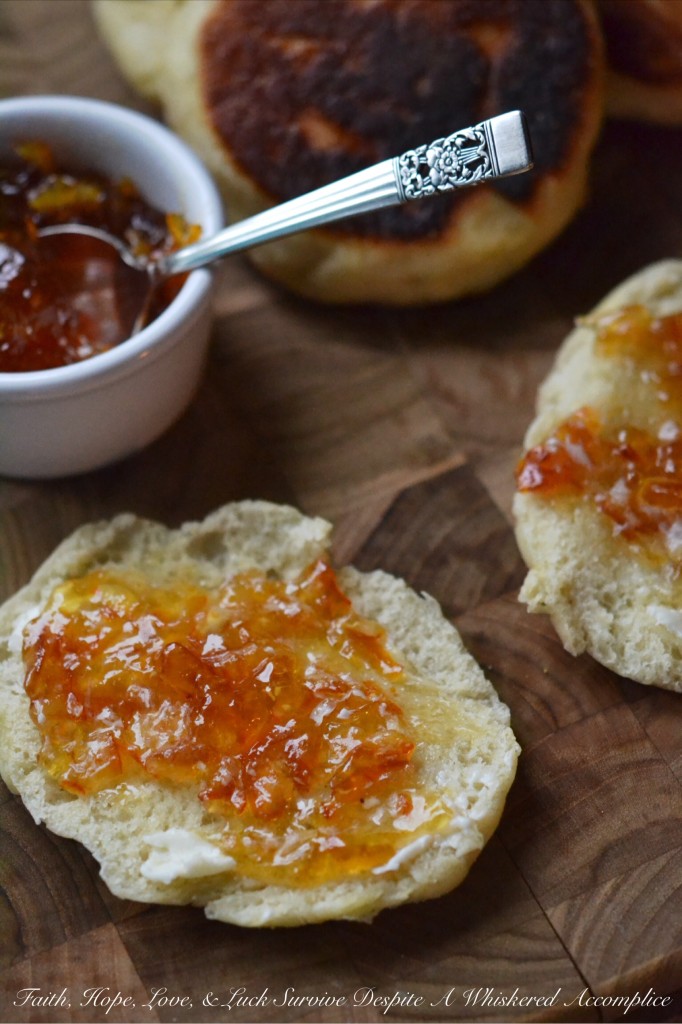 Jumbo English Muffins - While store-bought English muffins are certainly convenient, making your own homemade version is surprisingly easy and obviously way more tasty. With just a few simple steps, a little bit of time, and a fairly straightforward yeasted dough, you'll be enjoying all of those nooks and crannies in almost no time. Whether served with a side of eggs or toasted and dripping with butter or smothered in preserves, these homemade English muffins are destined to become a family breakfast favorite.