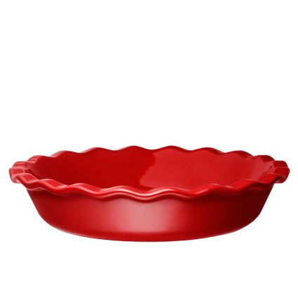 Emile Henry Pie Dish | Faith, Hope, Love, and Luck Survive Despite a Whiskered Accomplice