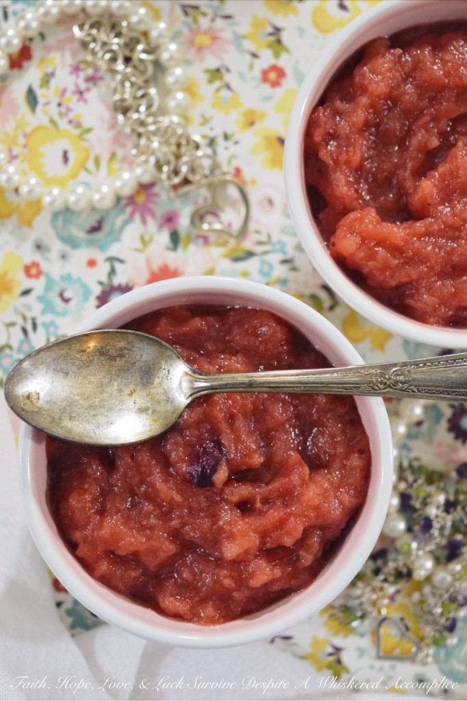 Natural Cranberry Applesauce - Some things in life are sweet enough on their own. This natural, no-sugar-added applesauce is the perfect example. Instead of using sugar, ground cinnamon, vanilla, and a touch of salt are added to enhance the apples' natural flavor. This is a sweet treat you truly can't feel guilty for indulging in.