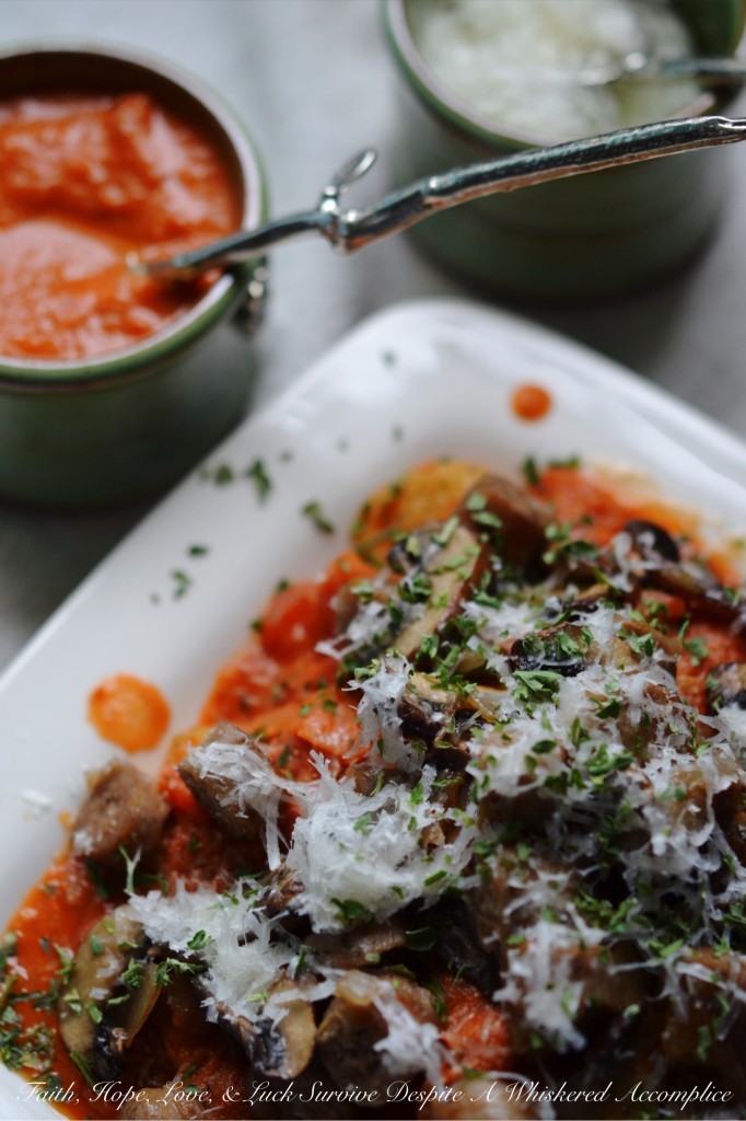 Smothered Mozzarella Sticks | Faith, Hope, Love, and Luck Survive Despite a Whiskered Accomplice
