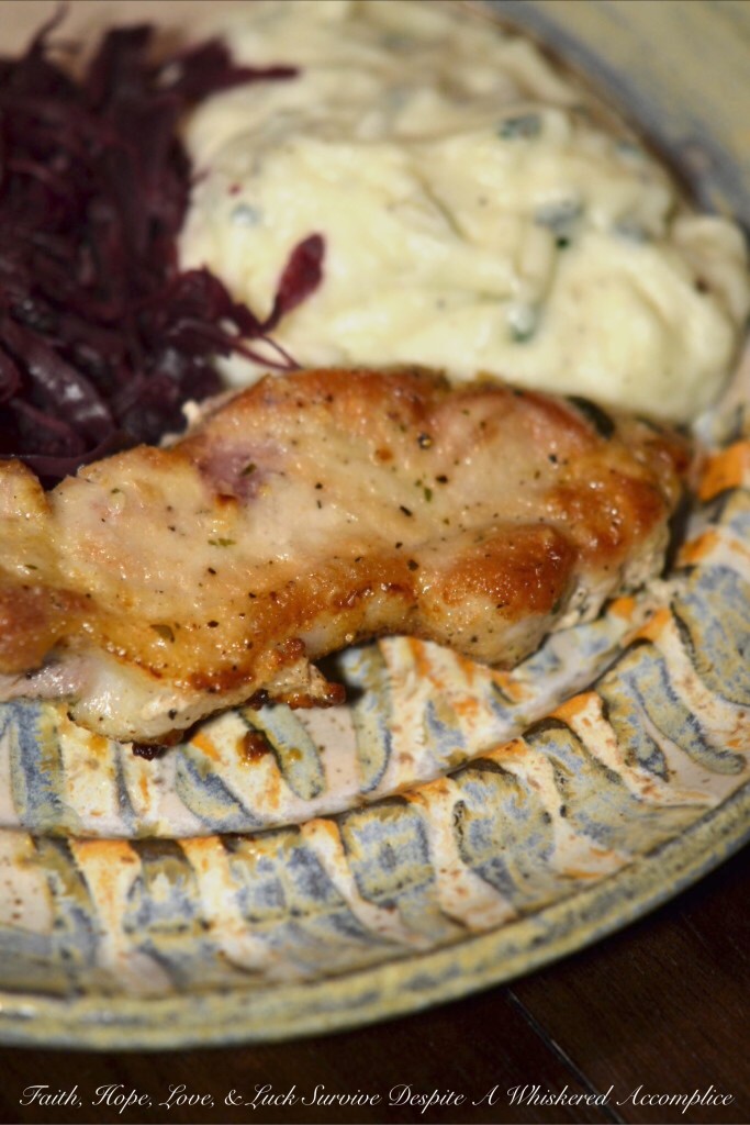 Dip Mix Fried Pork Chops | Faith, Hope, Love, and Luck Survive Despite a Whiskered Accomplice