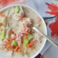 Cajun Langostino Chowder - This creamy seafood chowder gets an extra kick, thanks to a little bit of spicy Cajun seasoning, a bottle of clam juice, and a bag of frozen langostino tails. Add in a few slices of crusty bread are this is pretty much a bowl of soup you won't soon be able to forget.