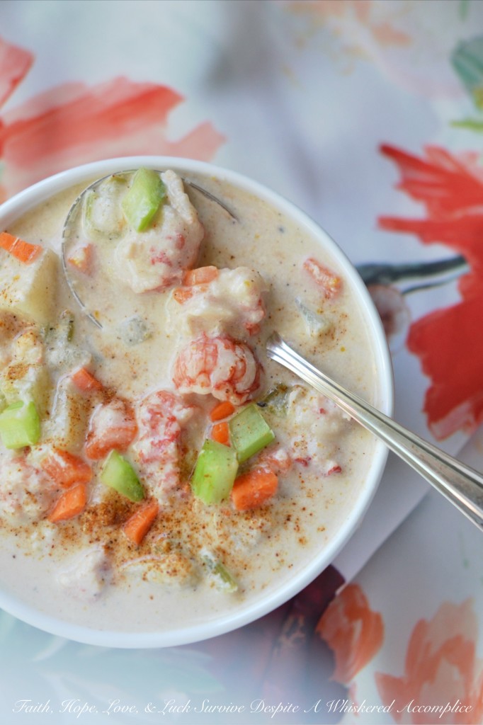 Cajun Langostino Chowder - This creamy seafood chowder gets an extra kick, thanks to a little bit of spicy Cajun seasoning, a bottle of clam juice, and a bag of frozen langostino tails. Add in a few slices of crusty bread are this is pretty much a bowl of soup you won't soon be able to forget.