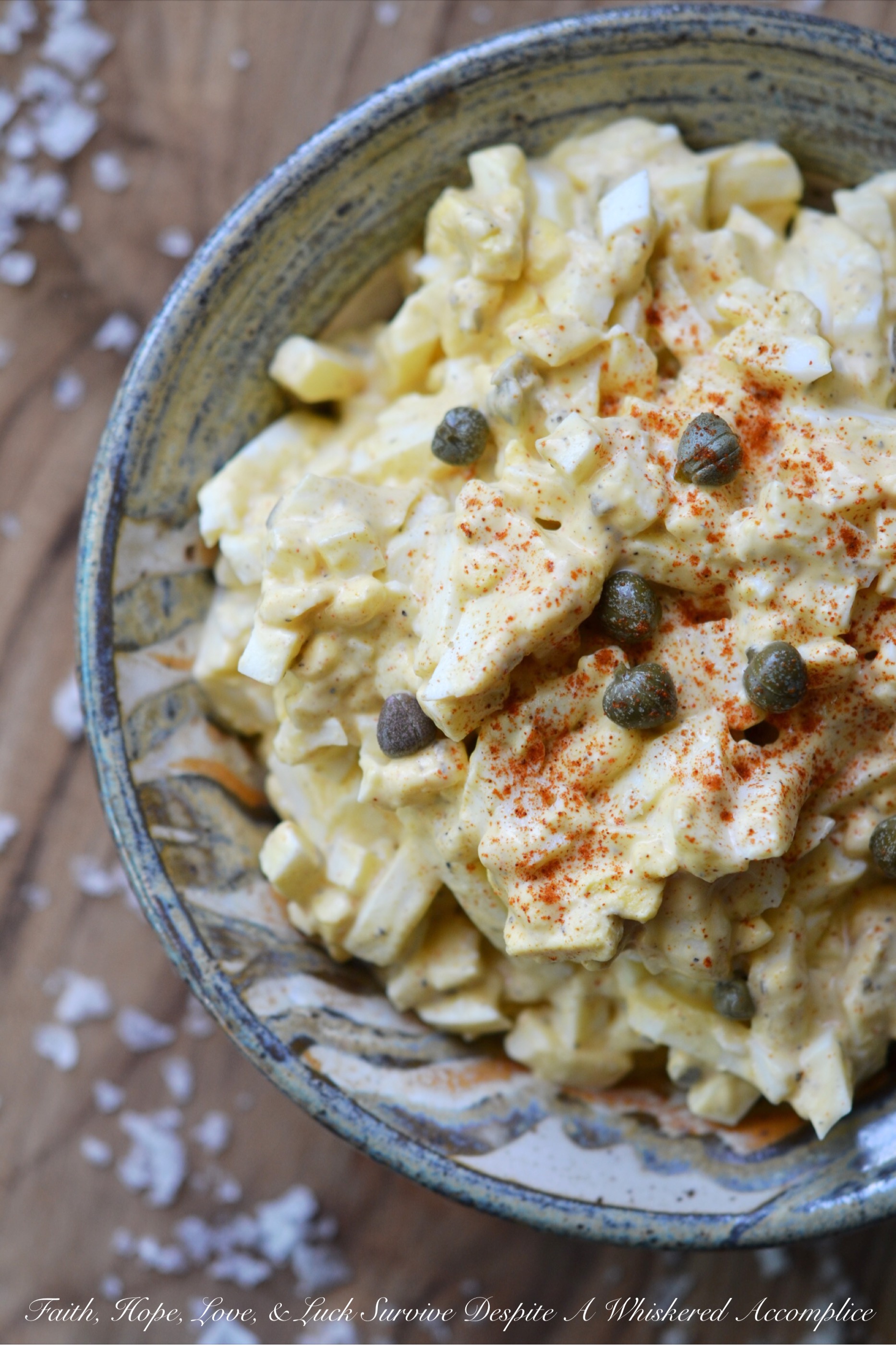 Crockpot Egg Salad with Capers