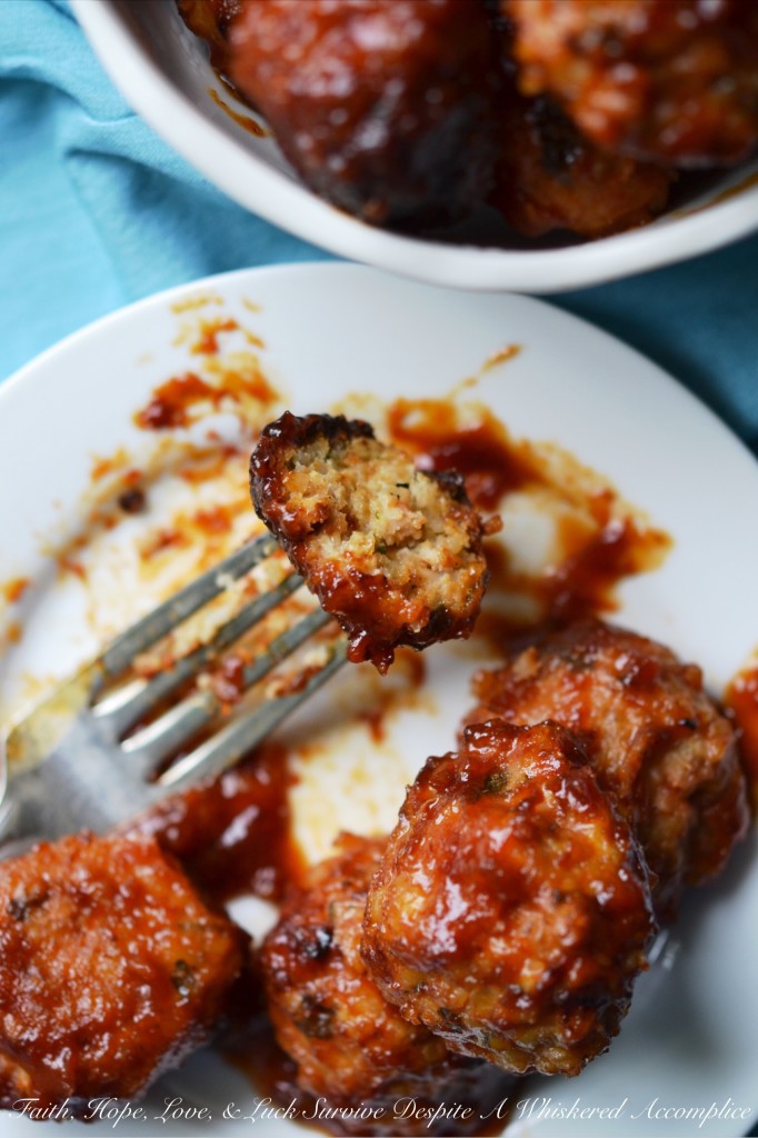 Make-Ahead Apricot Party Crockpot Meatballs - Hosting a party or large gathering can be stressful, but the food doesn't have to be. These ground chicken meatballs are a real game-changer for busy hosts. The secret to their success lies in their make-ahead and freeze-friendly nature. Assemble and bake the meatballs in advance, freeze them, and then let your crockpot do the rest on party day. Four hours before your party or gathering, toss the frozen meatballs into a crockpot on low heat with a tangy-sweet sauce made with chili sauce, apricot preserves, Dijon mustard, and a touch of garlic powder. These make-ahead apricot party meatballs are sure to be the life of the party.