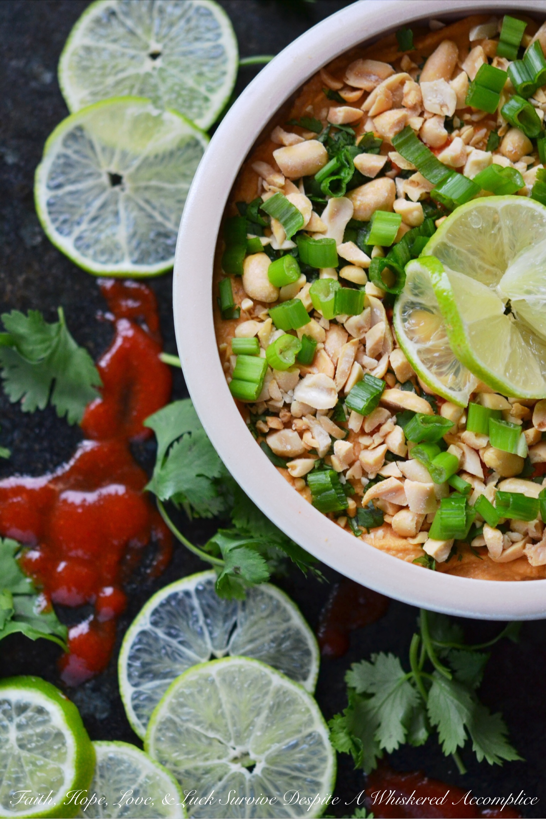 Drunken Thai Peanut Hummus