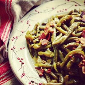 Instagram - Southern Crockpot Green Beans | Faith, Hope, Love, and Luck Survive Despite a Whiskered Accomplice