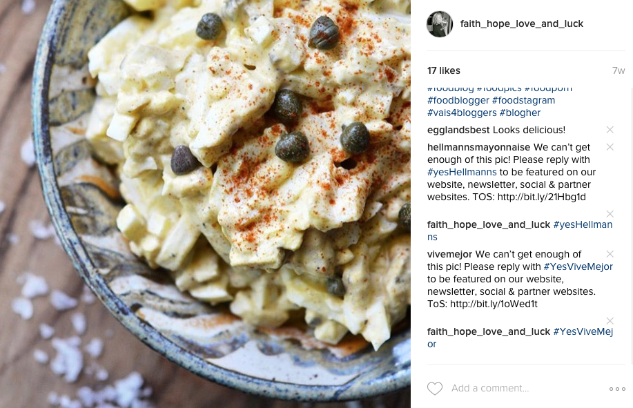 Crockpot Egg Salad with Capers - #YesViveMejor Instagram Shout Out | Faith, Hope, Love, and Luck Survive Despite a Whiskered Accomplice