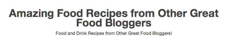 Pinterest - Amazing Food Recipes from Other Great Food Bloggers | Faith, Hope, Love, and Luck Survive Despite a Whiskered Accomplice