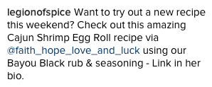 Legion of Spice Instagram Shout Out | Faith, Hope, Love, and Luck Survive Despite a Whiskered Accomplice