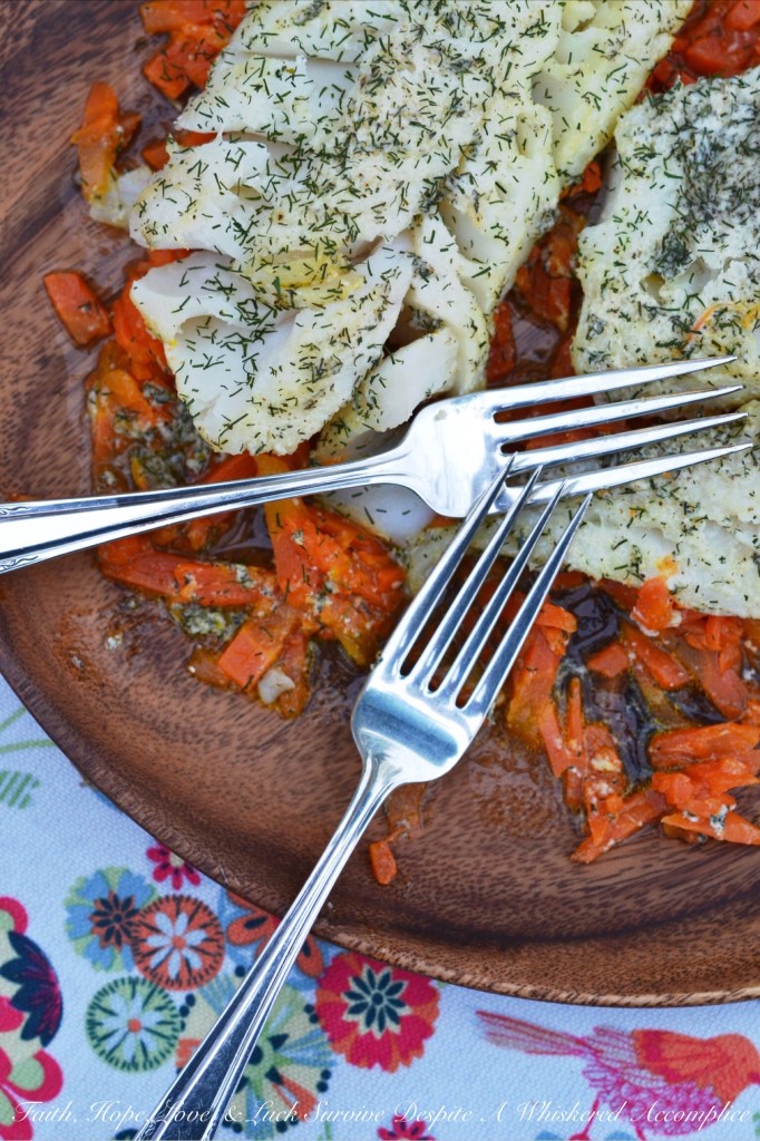 Very Dilly Cod and Carrots Bundles - Don't stress over fish. In less than 20 minutes, you can have perfectly cooked cod and carrots on the dinner table. I can pretty much guarantee that this recipe will quickly become a family favorite that you'll fall in love with not only for its taste but also for its simplicity.