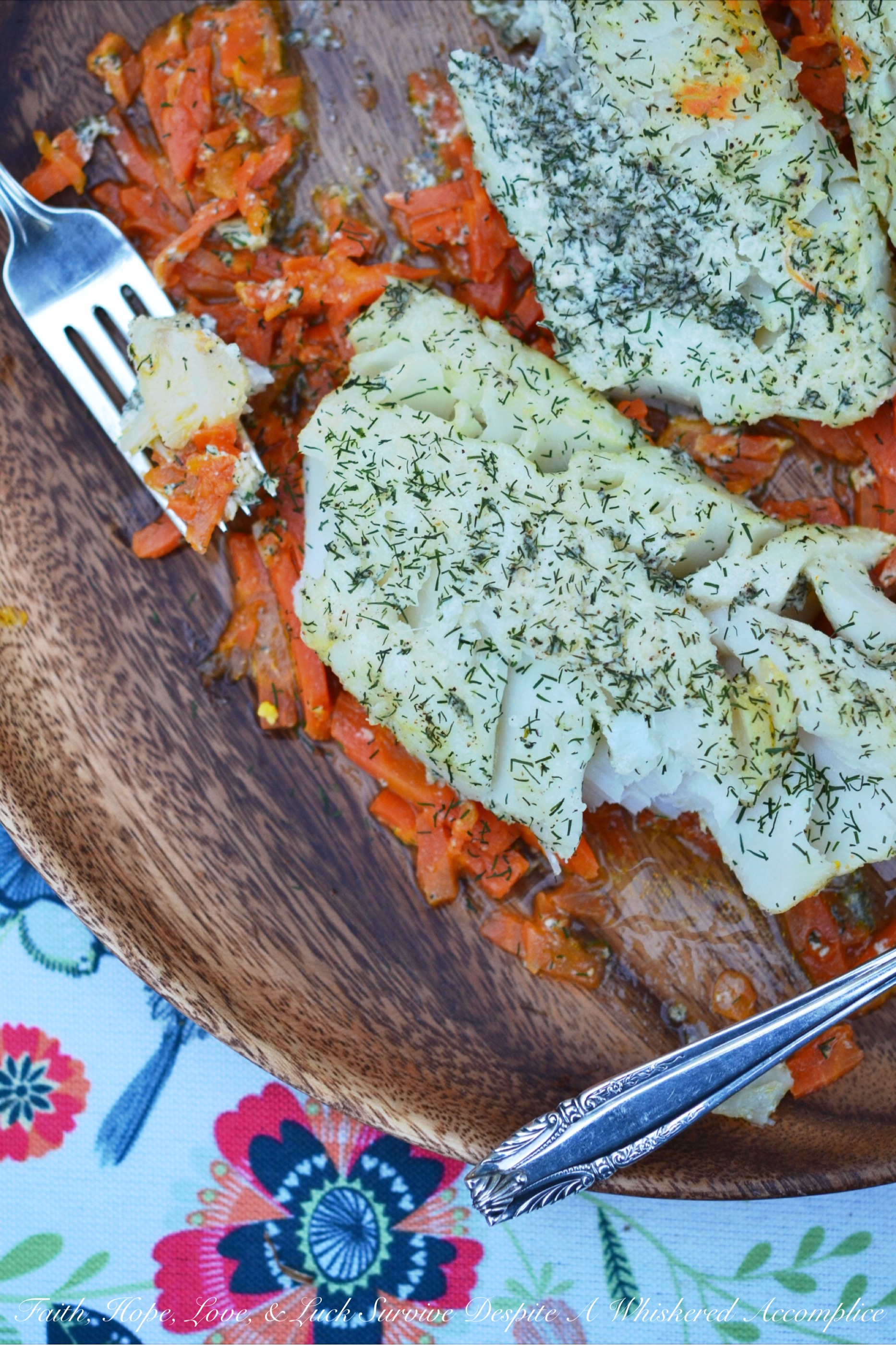 Very Dilly Cod and Carrots Bundles
