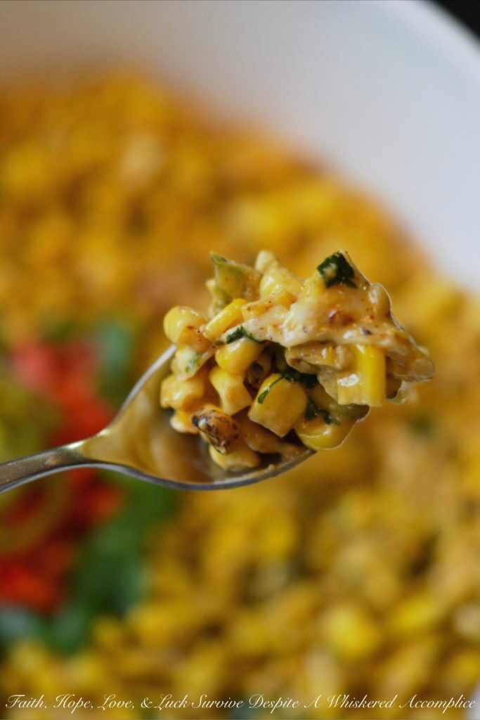 Mexican Street Corn Salad - Looking for a quick and easy Mexican side dish to celebrate Cinco de Mayo? Well then, this is the street corn salad recipe you've been waiting for. Not only is this Mexican Street Corn Salad packed with flavor but it's also a great way to turn frozen corn into a side salad fit for a fiesta.