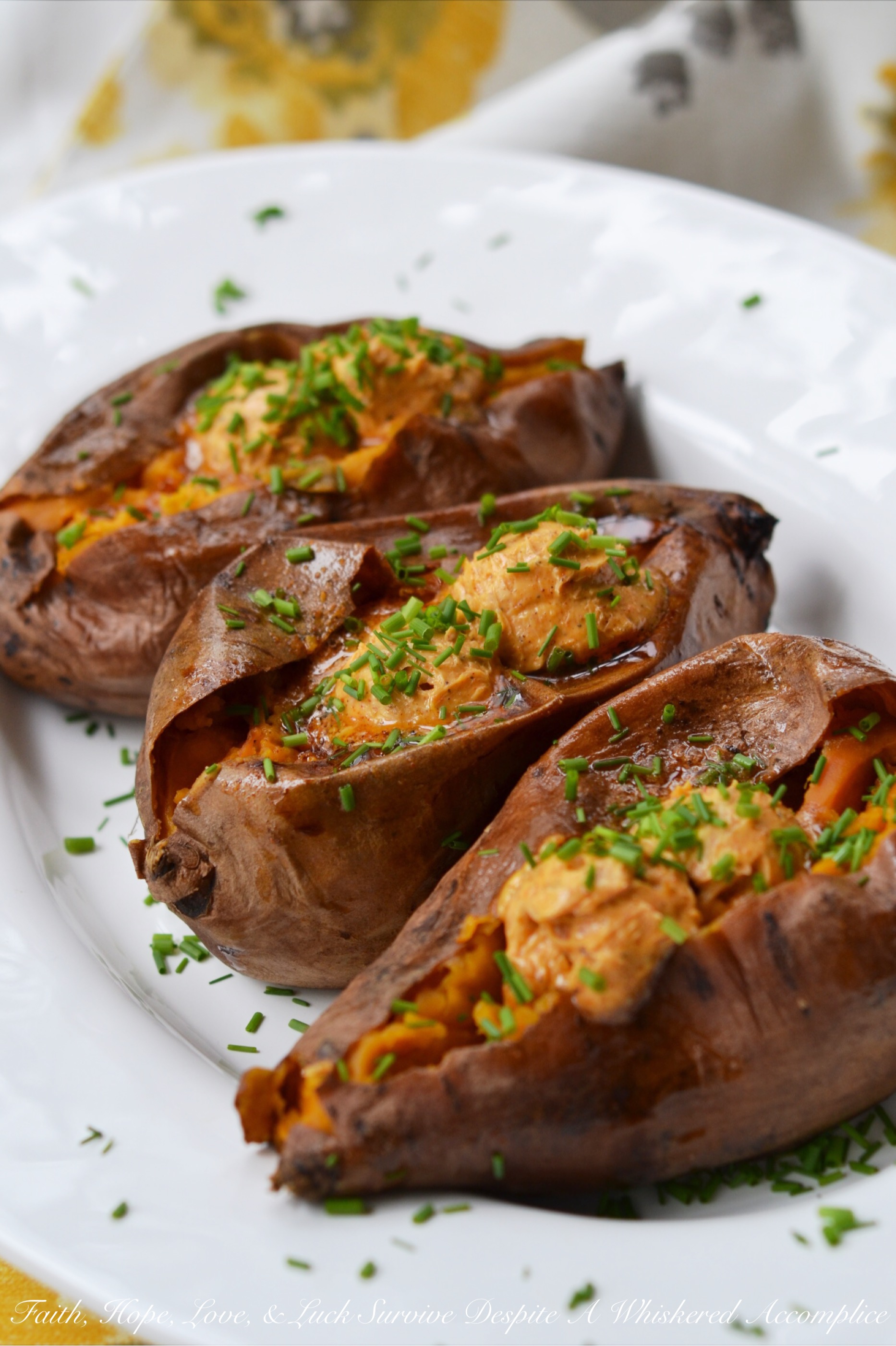 Crockpot Cajun Butter Roasted Sweet Potatoes