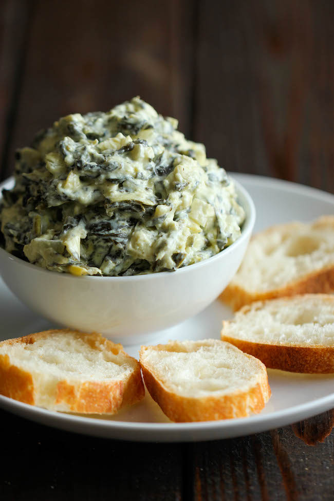 Slow Cooker Spinach and Artichoke Dip | Faith, Hope, Love, and Luck Survive Despite a Whiskered Accomplice