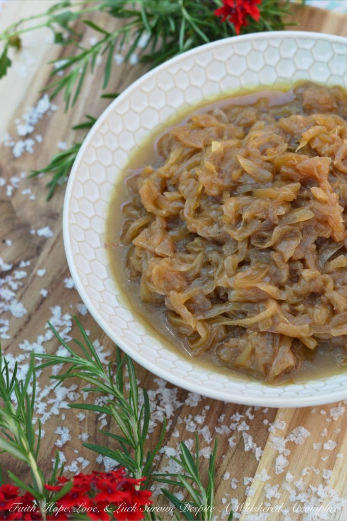 Crockpot Caramelized Onions - Why stand over a hot stove for hours, caramelizing onions, when you can let a crockpot do all the work for you? With just four simple ingredients and a little bit of patience. The hands-off kind, not the stand-and-stir kind. You can transform large, sweet yellow onions into a sweet and savory batch of caramelized goodness that’s ready to be piled onto burgers, swirled into soups, or even used to make a flavorful homemade party or game-day onion dip. So, dust off that crockpot, grab your onions, and get ready to caramelize some onions, y’all. The easy way.
