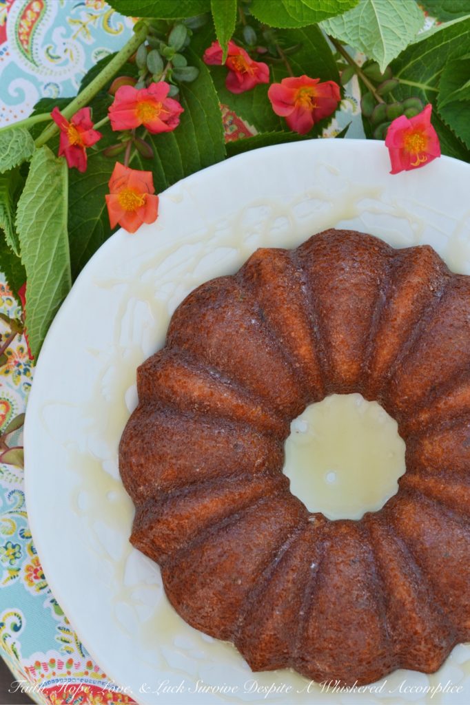 Southern Honey Drenched Jalapeño Cornbread | Faith, Hope, Love, and Luck Survive Despite a Whiskered Accomplice