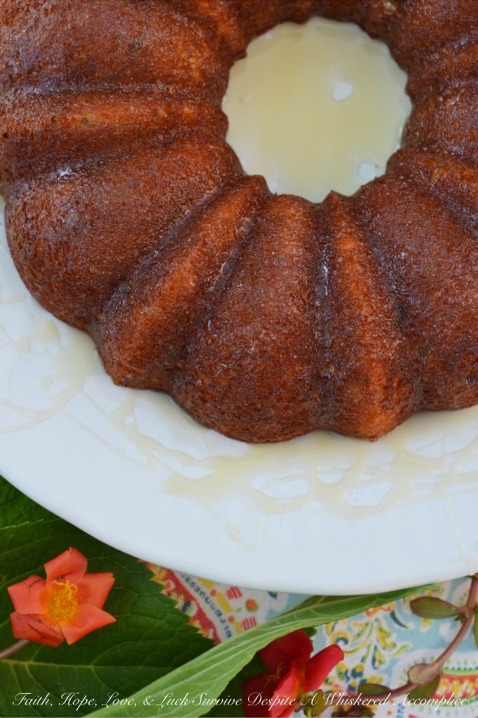 Southern Honey Drenched Jalapeño Cornbread | Faith, Hope, Love, and Luck Survive Despite a Whiskered Accomplice