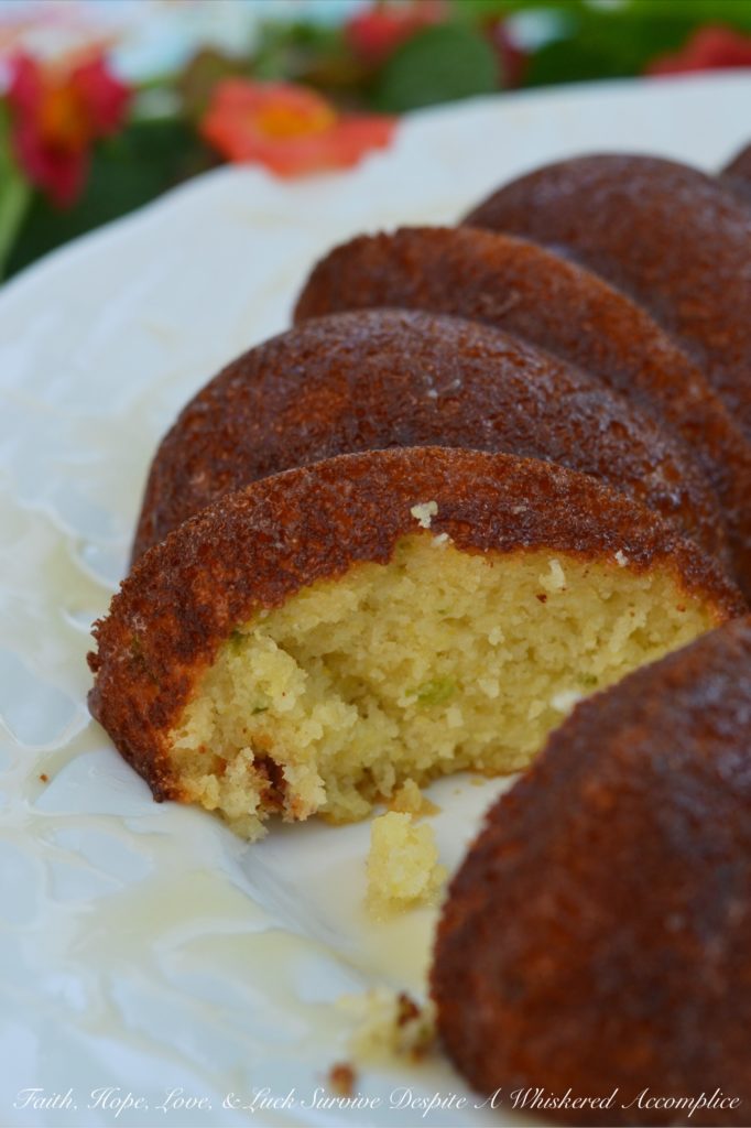Southern Honey Drenched Jalapeño Cornbread | Faith, Hope, Love, and Luck Survive Despite a Whiskered Accomplice