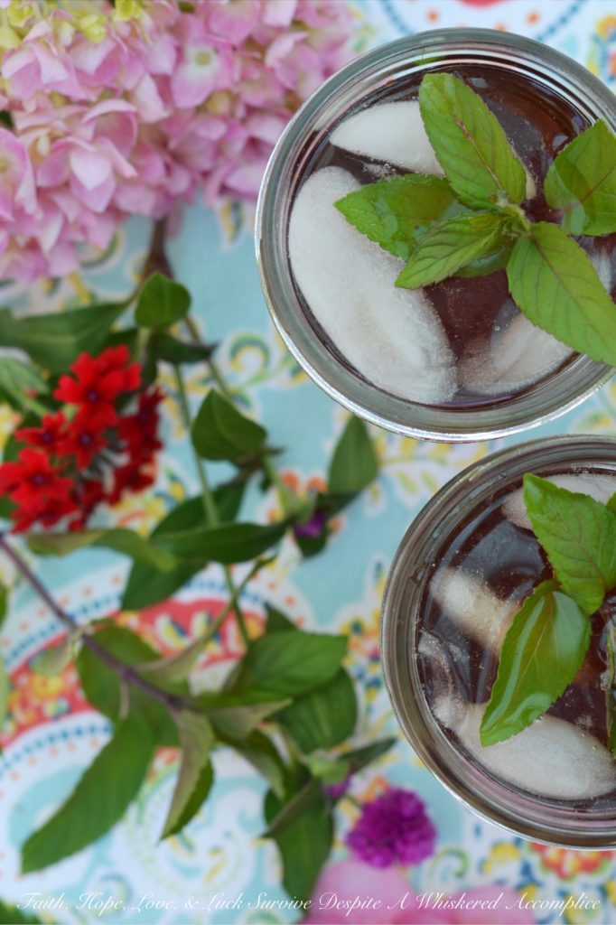 Summer Blueberry Crockpot Iced Tea - During the hot humid summer months, I enjoy coming up with new ways to use my crockpot in the kitchen. If my slow cooker is going to take up space, it needs to earn its keep. Don't let summer pass you by without a glass of this refreshing blueberry-laced iced tea.