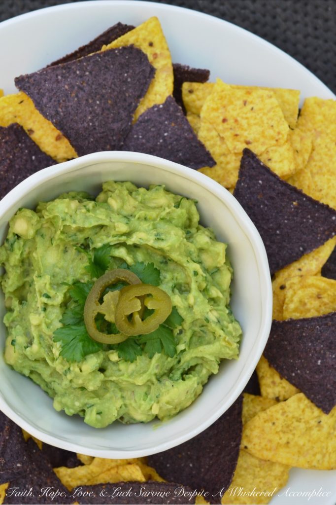 Pickled Jalapeño Guacamole | Faith, Hope, Love, and Luck Survive Despite a Whiskered Accomplice