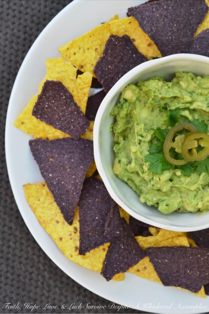 Pickled Jalapeño Guacamole | Faith, Hope, Love, and Luck Survive Despite a Whiskered Accomplice