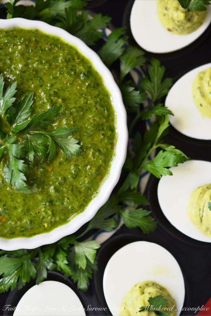 Chimichurri Style Deviled Eggs - Ready to take your deviled eggs from expected to extraordinary? Forget the paprika. It’s time to upgrade your appetizer game with the bright, bold flavors of homemade chimichurri sauce. Swapping the traditional yolk mixture for a luscious, herb-packed chimichurri mayonnaise infusion creates an over-the-top deviled egg that’s guaranteed to be an instant hit at your next gathering. With a fresh garlic punch and a subtle kick of red pepper, these aren't just eggs; they’re an obsession waiting to happen.