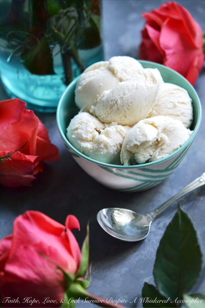 Buttermilk Double Vanilla Ice Cream - It's about time plain ol' vanilla ice cream got spiced up a bit. Buttermilk and two types of vanilla make this ice cream stand out, making it nearly impossible to put the spoon down.