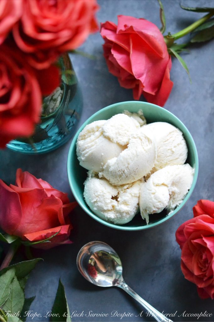 Buttermilk Double Vanilla Ice Cream - It's about time plain ol' vanilla ice cream got spiced up a bit. Buttermilk and two types of vanilla make this ice cream stand out, making it nearly impossible to put the spoon down.