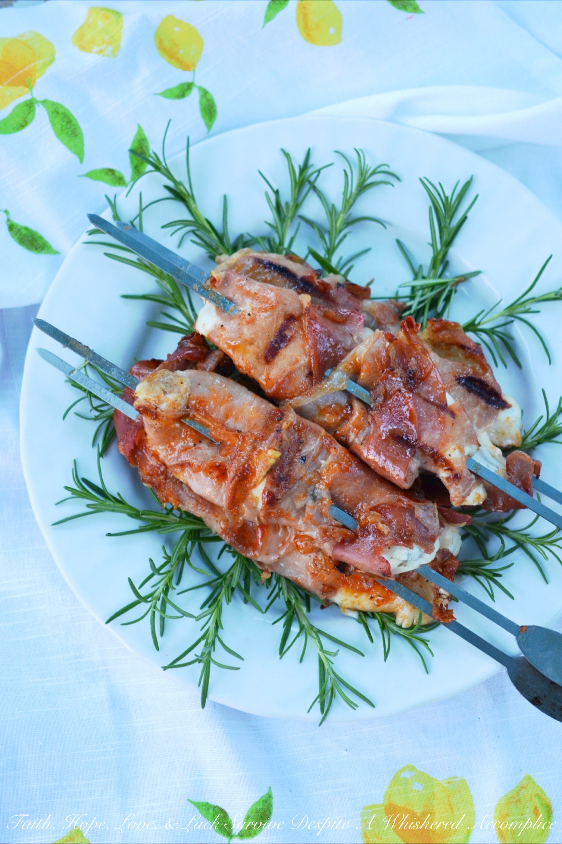 Gourmet Prosciutto Wrapped Fish Sticks with Redneck Pineapple Chutney