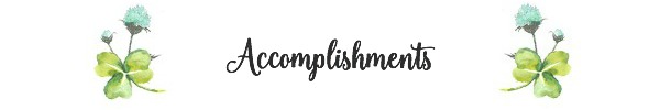 Accomplishments | Faith, Hope, Love, and Luck Survive Despite a Whiskered Accomplice