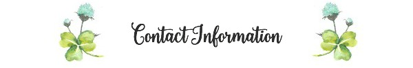 Contact Information | Faith, Hope, Love, and Luck Survive Despite a Whiskered Accomplice