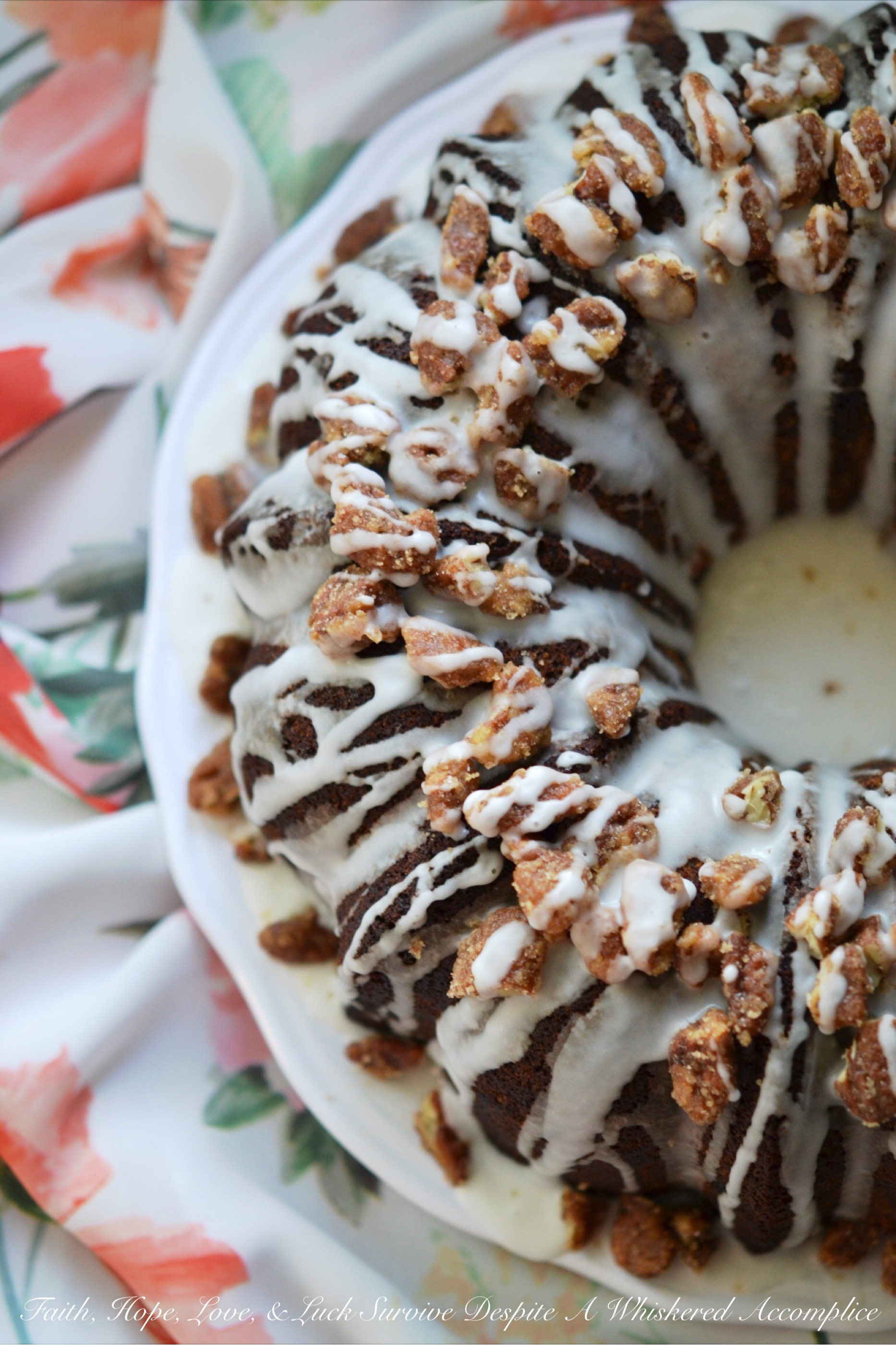 Jewish Praline Pecan Apple Cake
