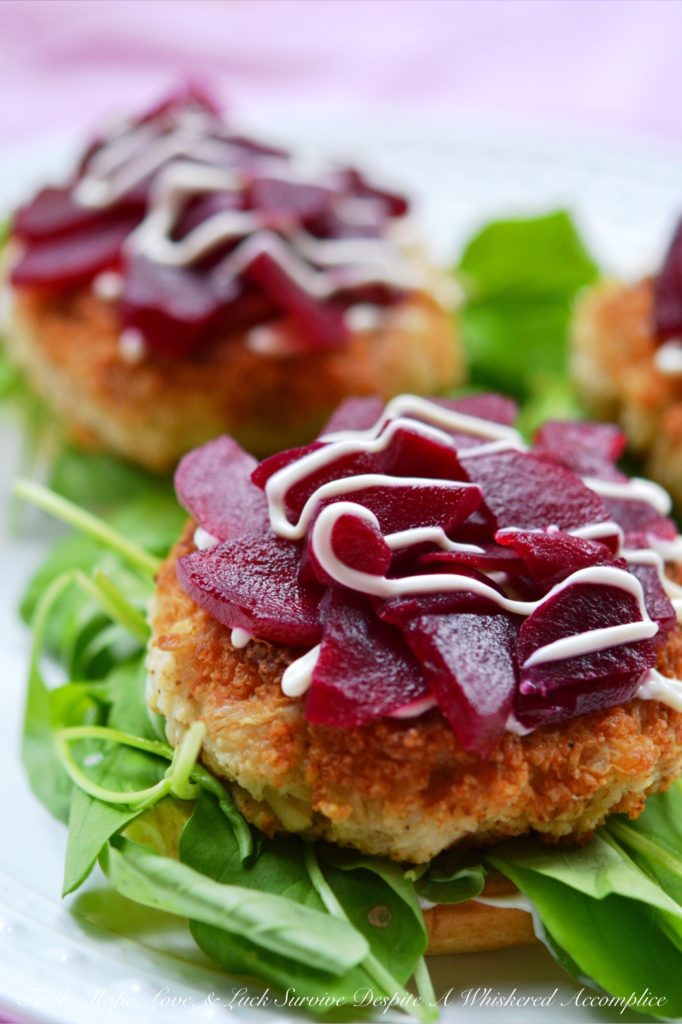 Seafood Sliders with Pickled Beets & Baby Arugula - If you're looking to try something new and exciting, I highly recommend giving these seafood sliders with pickled beets and baby arugula a try. After just one bite, you'll be singing their praises. The combination of fresh seafood, tangy pickled beets, and peppery arugula creates a delicious and unique flavor that is sure to impress your taste buds.