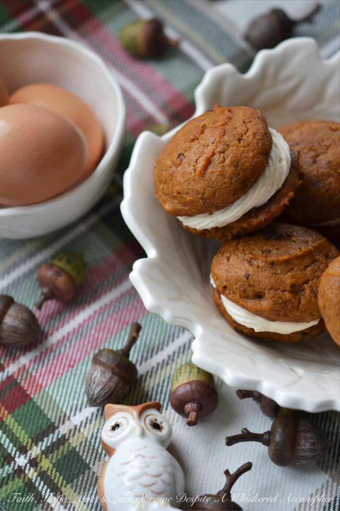 Prize-Winning Pumpkin Whoopie Cookies - These prize-winning whoopie cookies will totally blow your socks off. They're made using pumpkin and chocolate, which is the perfect autumn flavor combination. And, with a cream cheese filling sandwiched in between two of the pumpkin and chocolate-flavored cookies, this is a fall treat you'll simply find hard to resist.