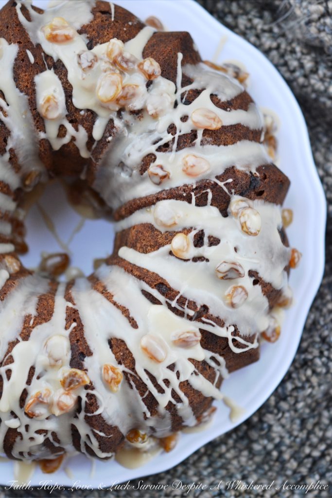 "Pear"fect Rum Raisin Cake | Faith, Hope, Love, and Luck Survive Despite a Whiskered Accomplice