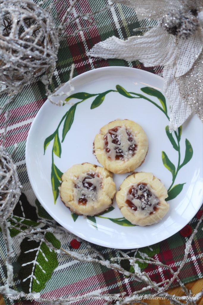 Sugar Plum Fairy Holiday Cookies - Searching for the perfect holiday cookie recipe for your next cookie exchange? Look no further. Everyone will love these glazed buttery jam-filled Sugar Plum Fairy Holiday Cookies.