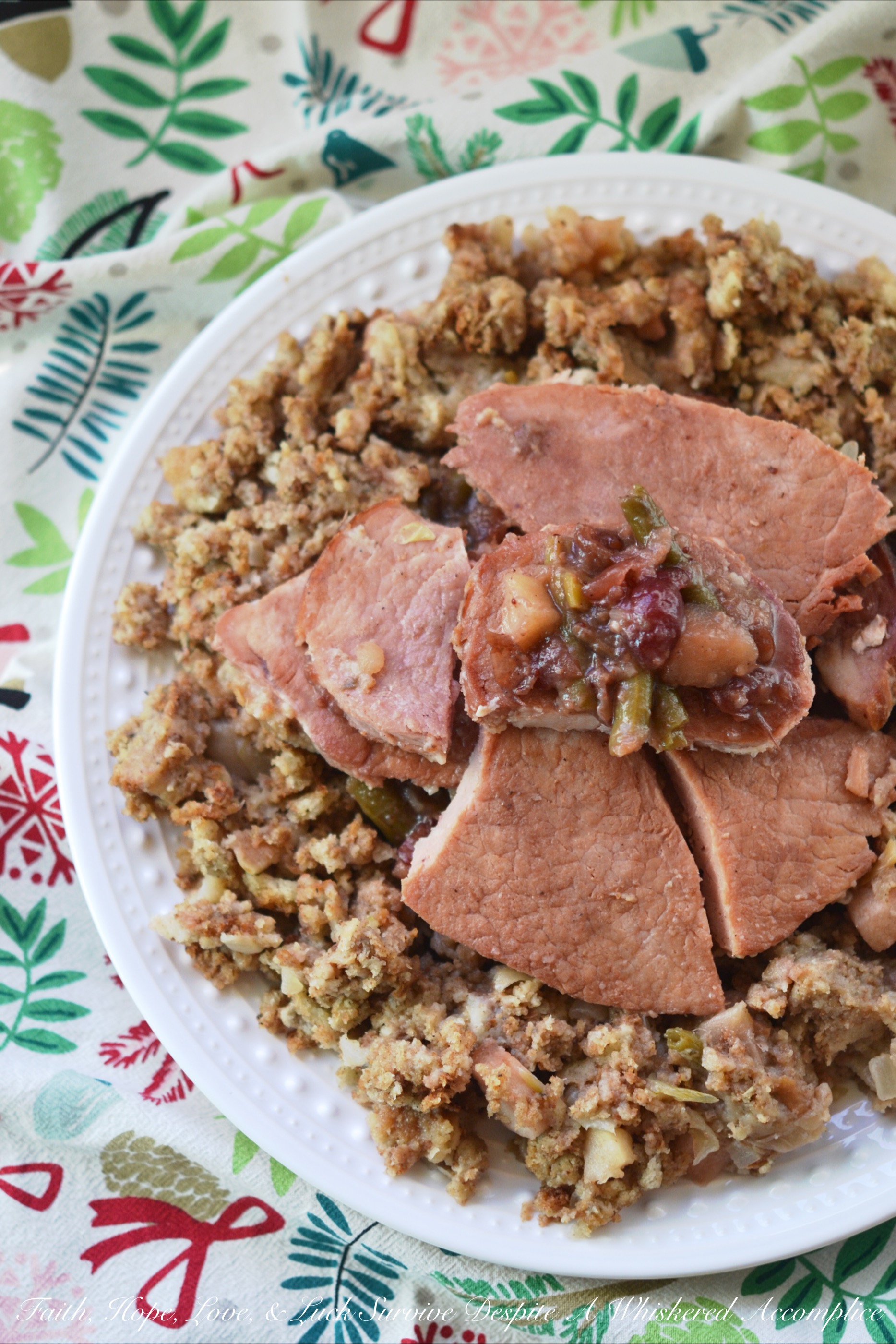 Layered Holiday Ham Crockpot Dinner