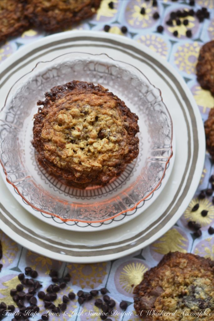 Maple Bacon Chocolate Lace Cookies - Who wants a maple cookie with bacon in it? I know I do. These bacon-laced cookies are crunchy, chewy, loaded with chocolate, and have just the right hint of bacony goodness.