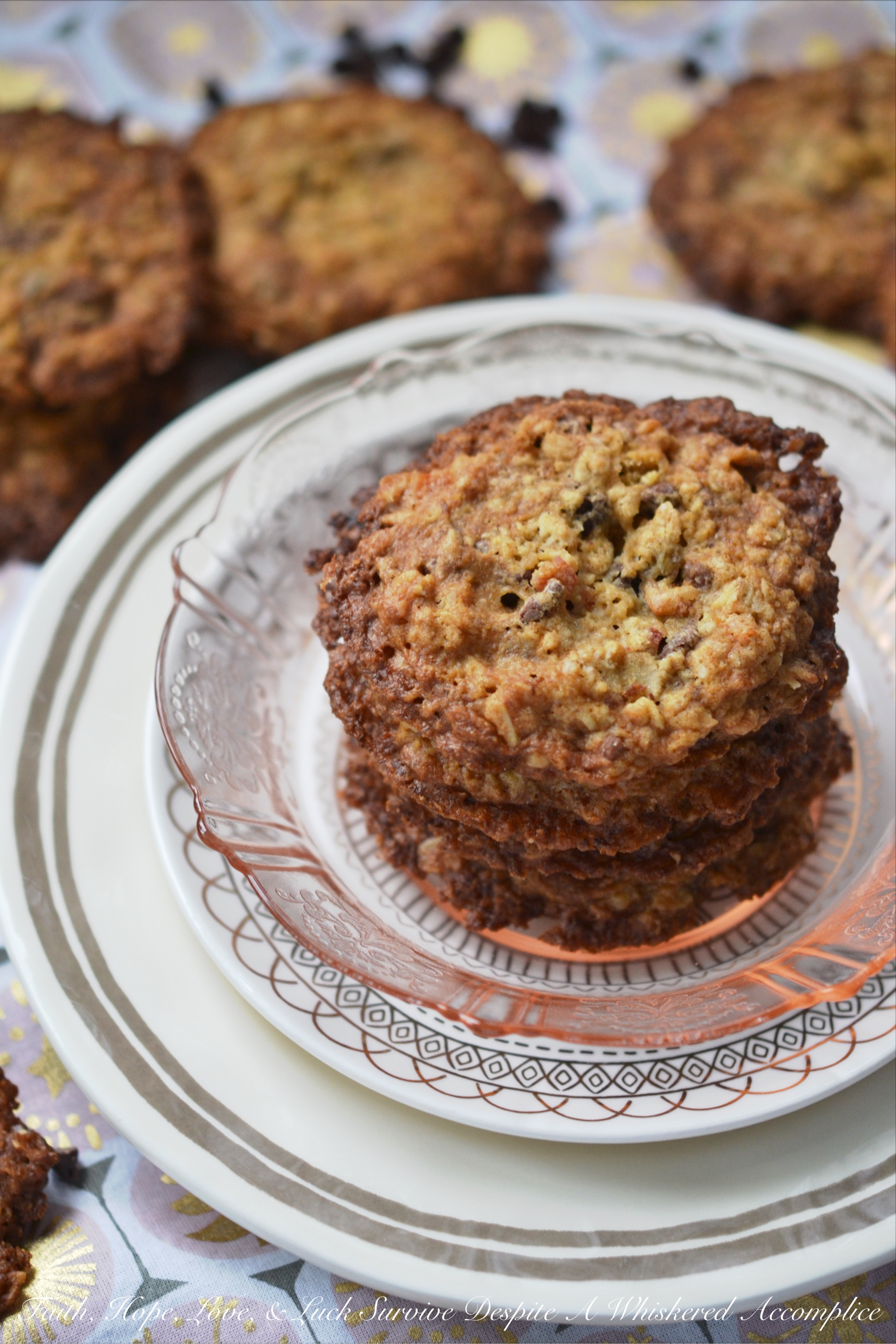 Maple Bacon Chocolate Lace Cookies